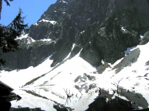 Bad pic of lake serene and mt. index