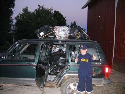 Returning cans for big bucks