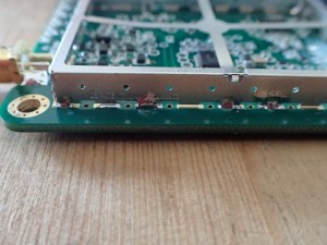 Soldering the HackRF one RFI shield